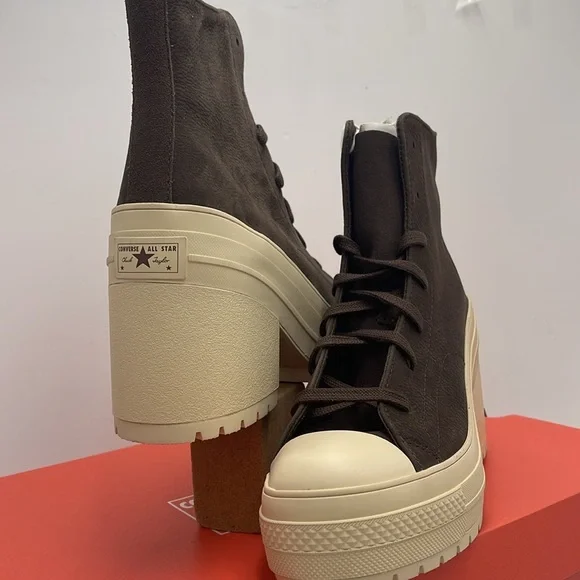 Converse WMNS CHUCK 70 DE LUXE HEEL HI FRESH BREW/FRESH BREW A11542C Platforms - Picture 8 of 16